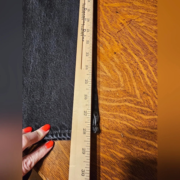 Levi's 501 Black Denim Jeans Original Fit Big & Tall Men's Size 38 x 30 - Picture 4 of 11